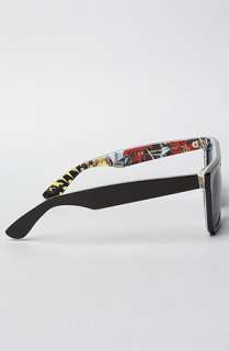 Super Sunglasses The Flat Top Sunglasses in Black Banannas  Karmaloop 
