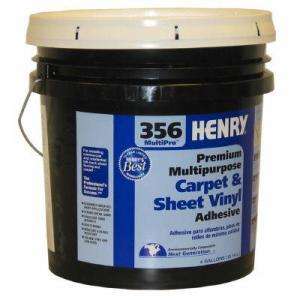 Henry 356 4 Gallon Multi Purpose Sheet Vinyl and Carpet Adhesive 12075 