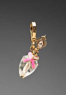 JUICY COUTURE Perfume Bottle Charm in Gold  