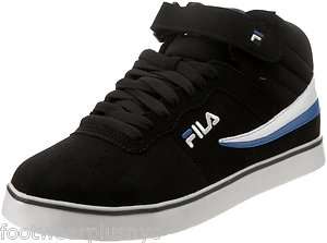 Mens Fila F13 LITE High Top Sneaker in Black/Victoria Blue/White 