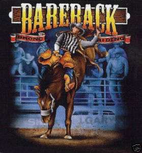 Cowboy Riding Horse Bareback  Country Western T Shirt  