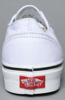 Vans The Era Laceless Sneaker in True White Black : Karmaloop 