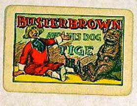 1906 Buster Brown/Outcault Card Set of 4  Comic Strip  
