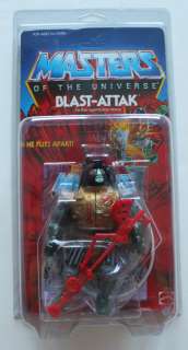He   Man MOTU Blast Attack MOC vintage with Zoloworld protective case 