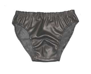 Mens Leather Shorts Boxer Underwear New  
