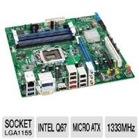Click to view: Intel BOXDQ67SWB3 Socket H2 Desktop Motherboard   Micro 