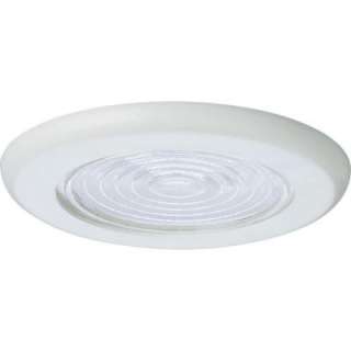   Lighting 6 In. White Fresnel Shower Trim P8011 60 at The Home Depot