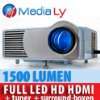 MediaLy LCD X2000 DVBT HDMI BEAMER PROJEKTOR 2000 LUMEN  