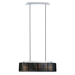 Eglo Fabienne 3 Light 59 In. Hanging Chrome Island Light 20101A at The 