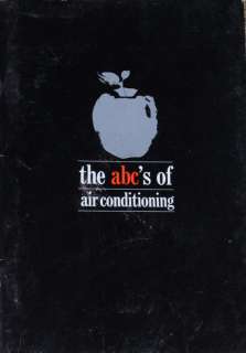 the abcs of Air Conditioning Booklet by Carrier AC Co.  