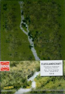 Busch H0 1313 Flusslandschaft, Neuheit 08  