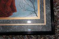 Nene Thomas Limited Edition FRAMED Print Echoes of Autumn Fairy Red 