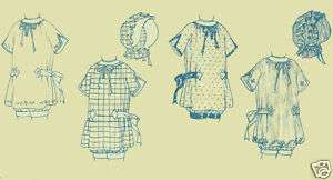 20 Antique Doll Clothing Pattern #1920  