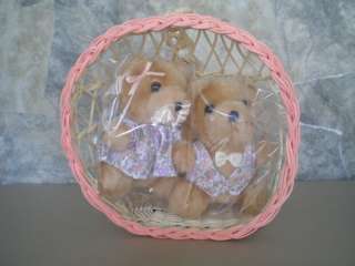 AVON Beary Much in Love Hanging Basket His Her NEW  