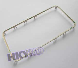 New White Front Bezel Frame Cover Digitizer For iPhone 4S  