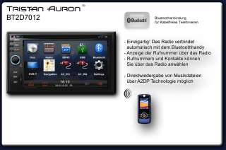 Autoradio Bluetooth Navigation Doppel Din 2 DIN USB   
