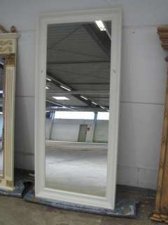 Verkaufe einen Spiegel mit Rahmen in Weiß B 75cm, H 165cm in 