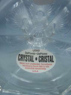 11 1/2 Crystal Centerpiece by St. George Crystal  