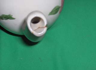 Vintage Franciscan China Pottery Desert Rose Small Coffee Pot Lid USA 