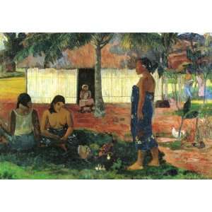 Kunstdruck Paul Gauguin Warum bist du böse? (No te aha oe riri 