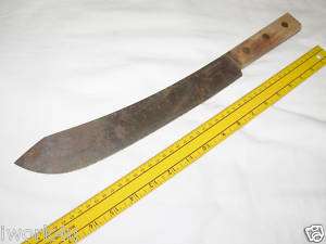 Massive No 1812 Columbia 17 Inch Butcher Knife USA  