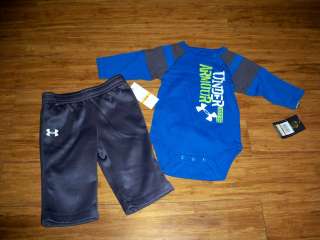   Under Armour Outfit Shirt Pants Baby Boys 12 18 Months SWEET!!!  