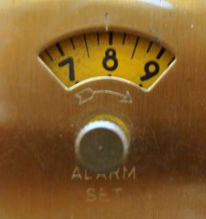 Vintage Art Deco Electric McClintock Alarm Clock 1940s  