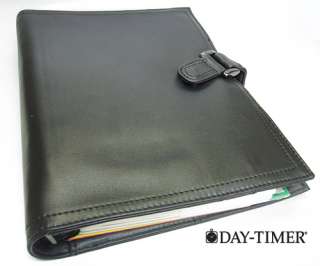 Italian Leather Binder w/Buckle & 1 Rings by Day Timer 5.5 x 8.5 