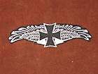iron cross wings patch maltese angel iron on sew on