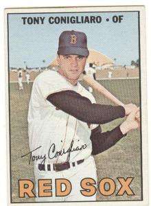 1967 Topps #280 Tony Conigliaro 1967 Boston Red Sox EX  