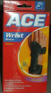 ACE Deluxe Wrist Brace RIGHT small medium 207258  