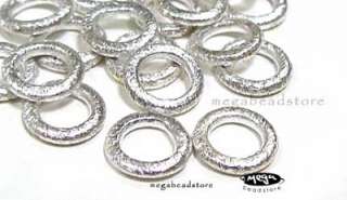 Quantity 10 pieces (closed) Style F202 (Bright Silver) Size 8mm 