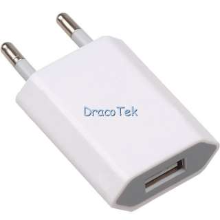   Adapter EU Plug for iPhone 4G 3G 3GS 2G iPod Models USB Powered Device