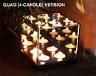 Magic Illusion QUAD INFINITY CANDLE MIRROR BOX LIGHT 4 candles look 