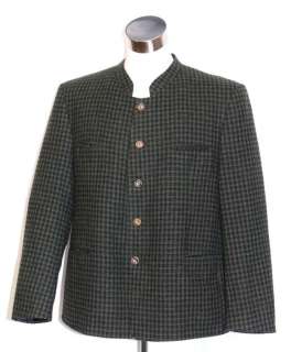   Plaid Men WOOL Tweed AUSTRIA Winter Suit Over Coat JACKET 48 XL  