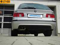 EISENMANN Sportauspuff Endschalldämpfer Edelstahl BMW E39 Touring mit 