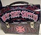 WEST COAST CHOPPERS USA MOTORCYCLE METAL TIN LUNCH BOX 