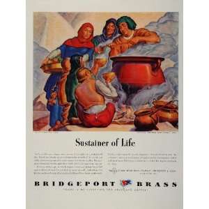  1944 Ad Bridgeport Brass Middle Ages Robert L. Lambdin 
