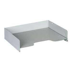   BUDDY 0408 32 No Post Stacking Desk Tray   Platinum