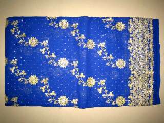 This sari can be used for making Beautiful Curtains for Doors 