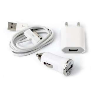   CHARGEUR 3 EN 1 CABLE USB IPHONE 4 3G 3GS IPAD