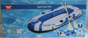 WEHNCKE Schlauchboot Sport 270 mit Paddel Ruderboot TOP  