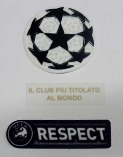MILAN PATCH BADGE STAR BALL +RESPECT+CLUB PIU TITOLATO  