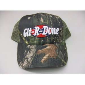  Git R Done Larry the Cable Guy Camo Hat Cap [Mesh Back 