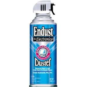  ENDUST Compressed Gas Duster, Two 10oz Cans per Pack (Case 