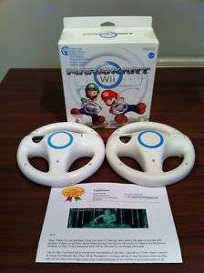 New Mario Kart Game+2 Wheels to Play on UK Nintendo Wii  