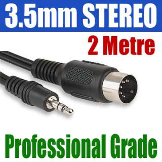 DIN 5 PIN MIDI JACK to 3.5MM STEREO JACK CABLE  915  
