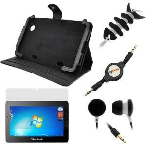 10.1 Inch Tablet Combo Set Includes PU Leather with Stand Case + LCD 