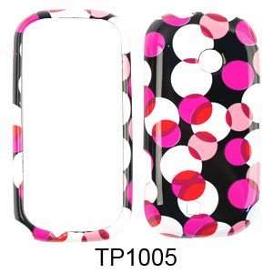  CELL PHONE CASE COVER FOR LG COSMOS 2 UN251 PINK POLKA 
