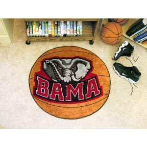   Crimson Tide NCAA Basketball Round Floor Mat (29) 